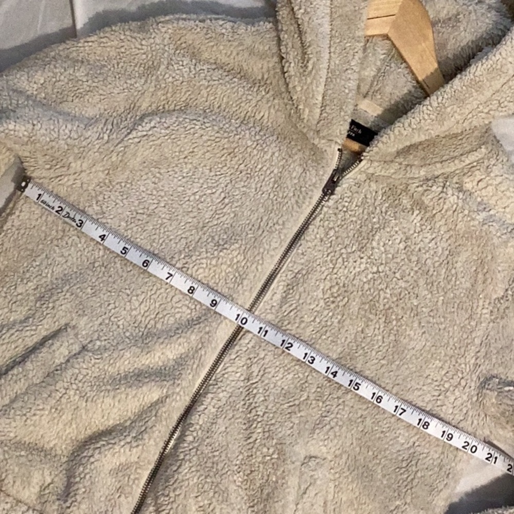 Abercrombie & Fitch Cozy Sherpa Full Front Zip Hoodie Small - Picture 4 of 8